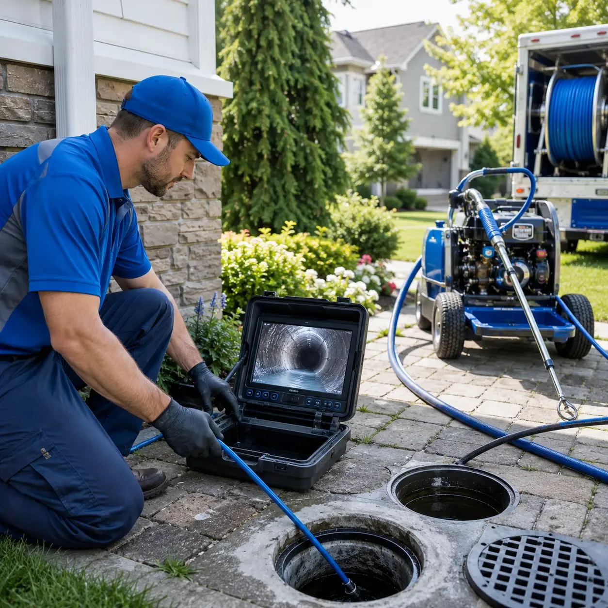 Outdoor drain cleaning professionals serving Knierim, IA