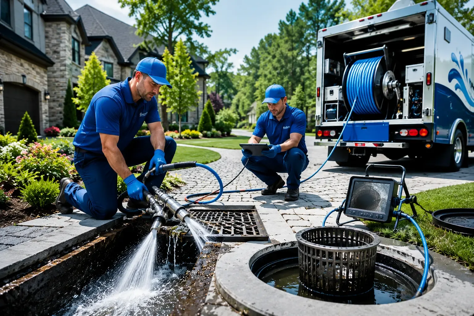 Local outdoor drain cleaning professionals in Knierim, IA